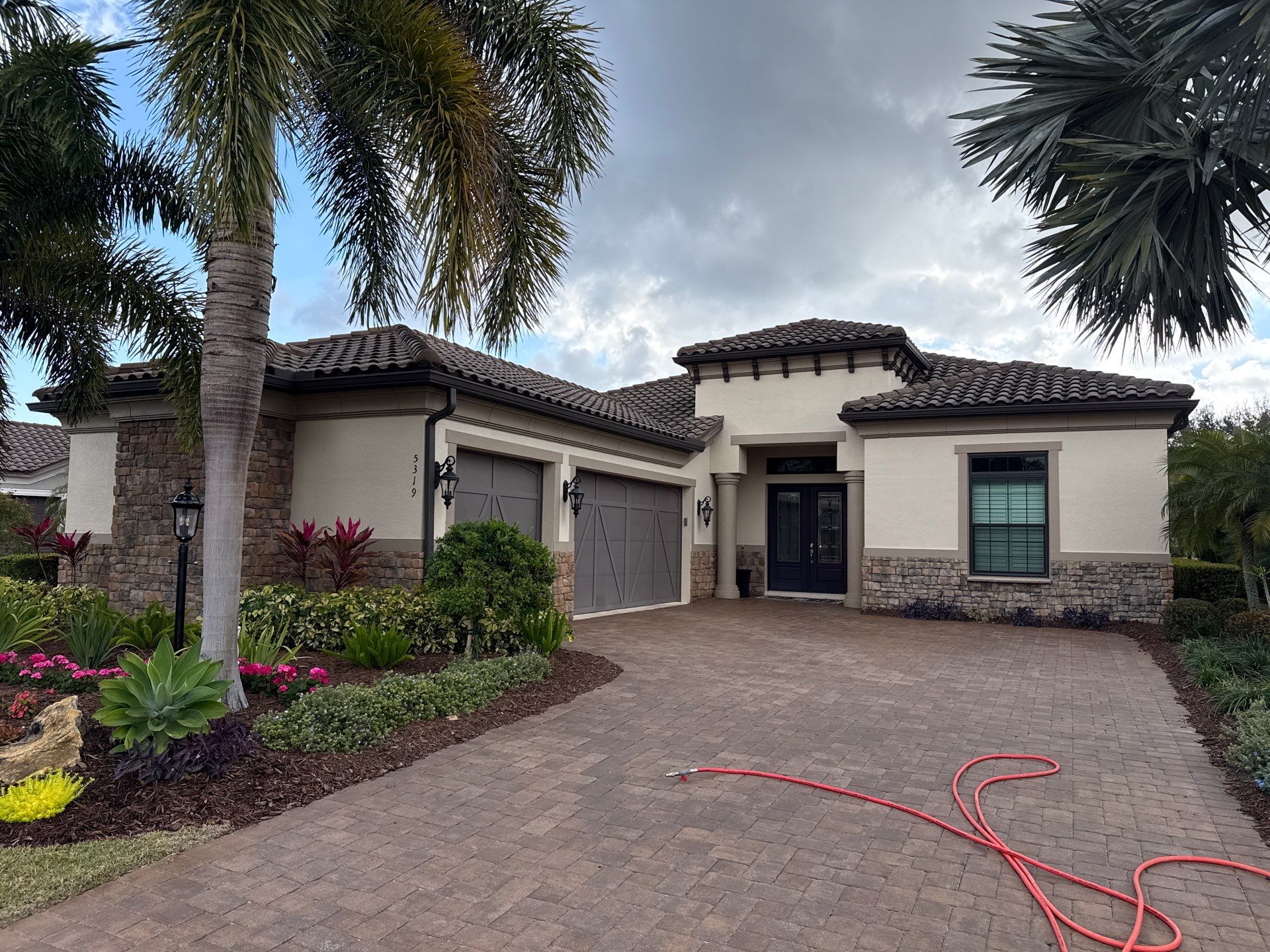 Barrel Tile Roof Cleaning – Lakewood Ranch, FL by Sunshine AquaWash