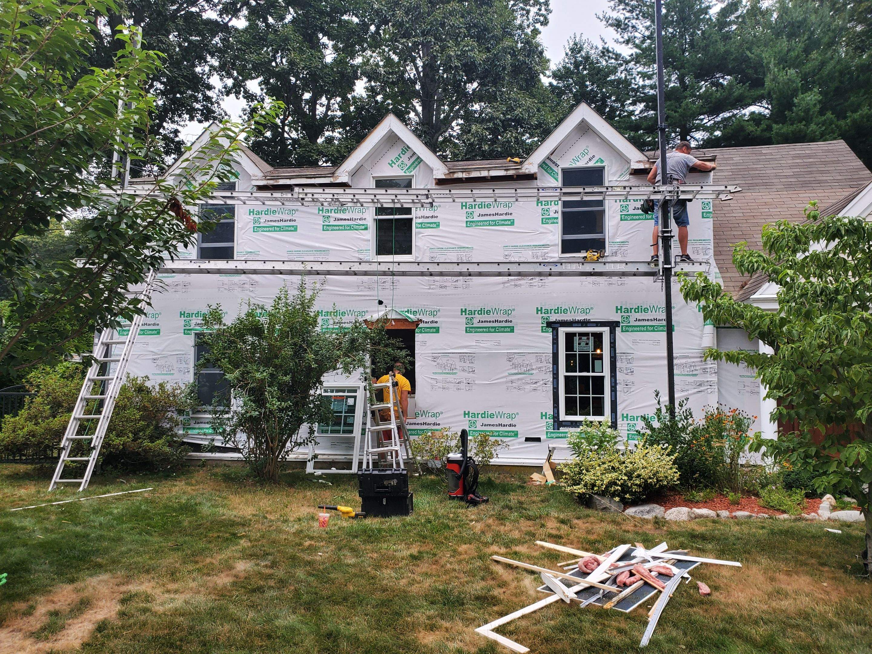 Siding Installation using James Hardie by UBrothers Construction