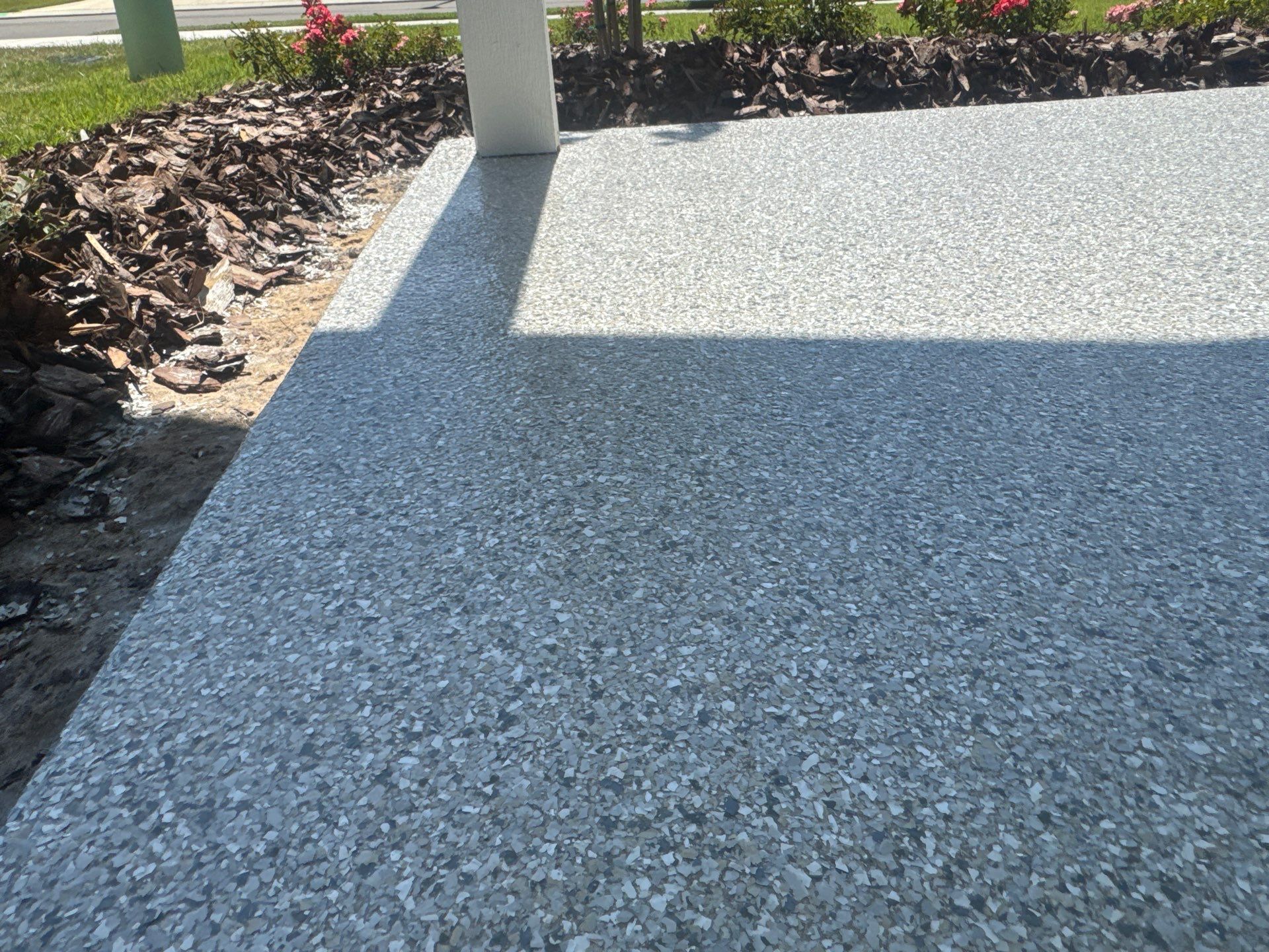 Porch Project in Gainesville, FL in Mount Everest by Cross Creek Concrete Coatings