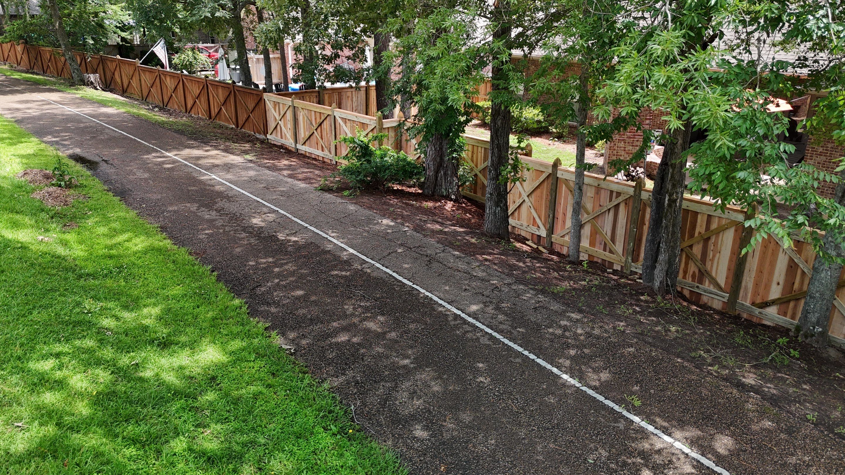 6' Cedar Good Neighbor 6x6 Gothic by Roberson Construction LLC