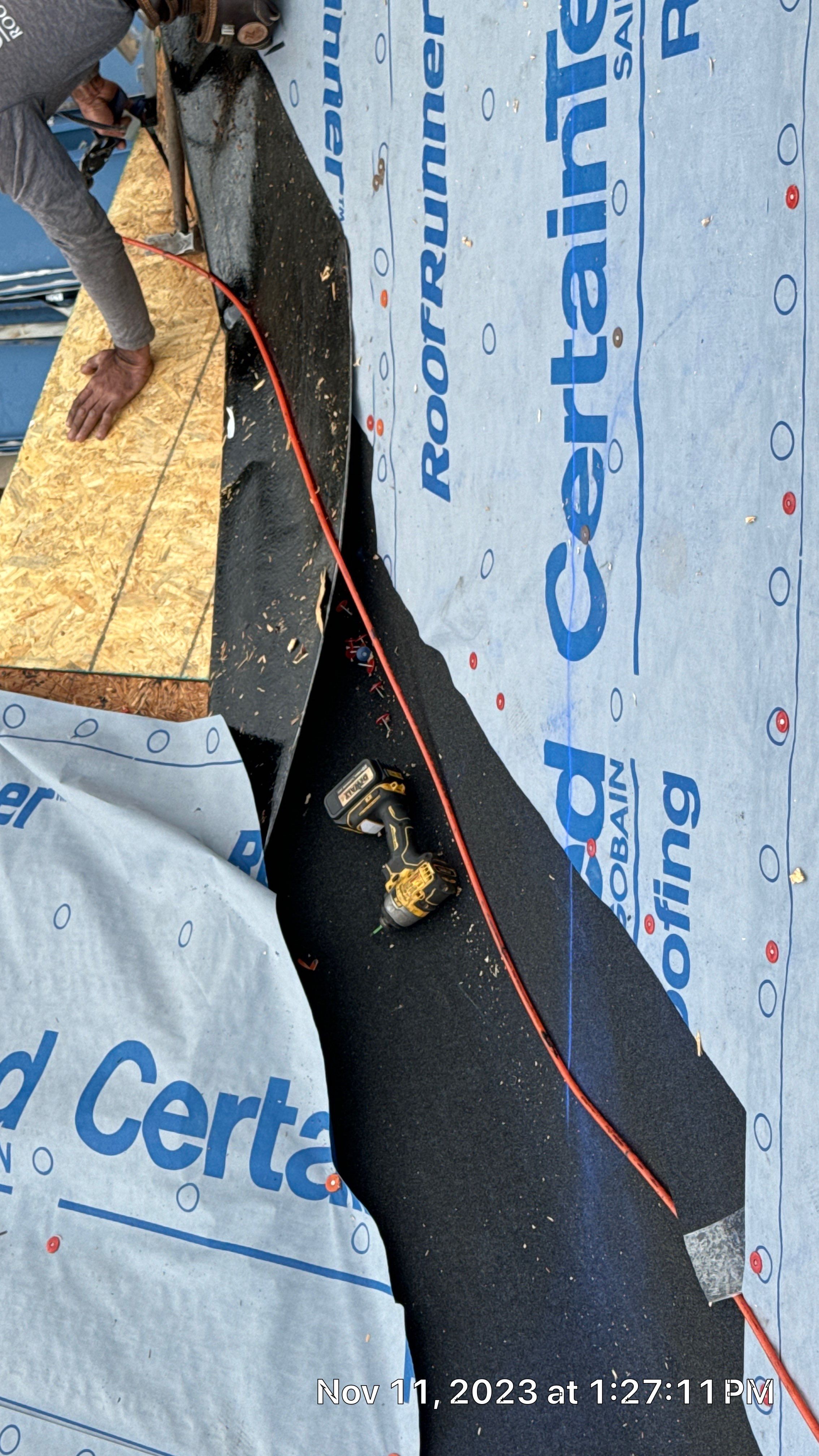 Commercial Roofing Installation using Certainteed Belmont IR by Castillo Roofing