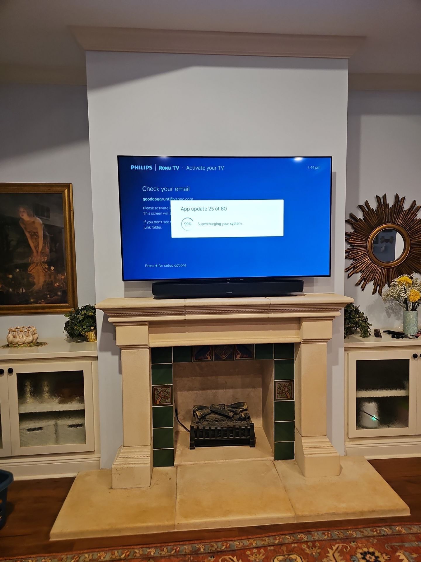 Fireplace TV Mounting Projects by Hangman Mounting & Installation 