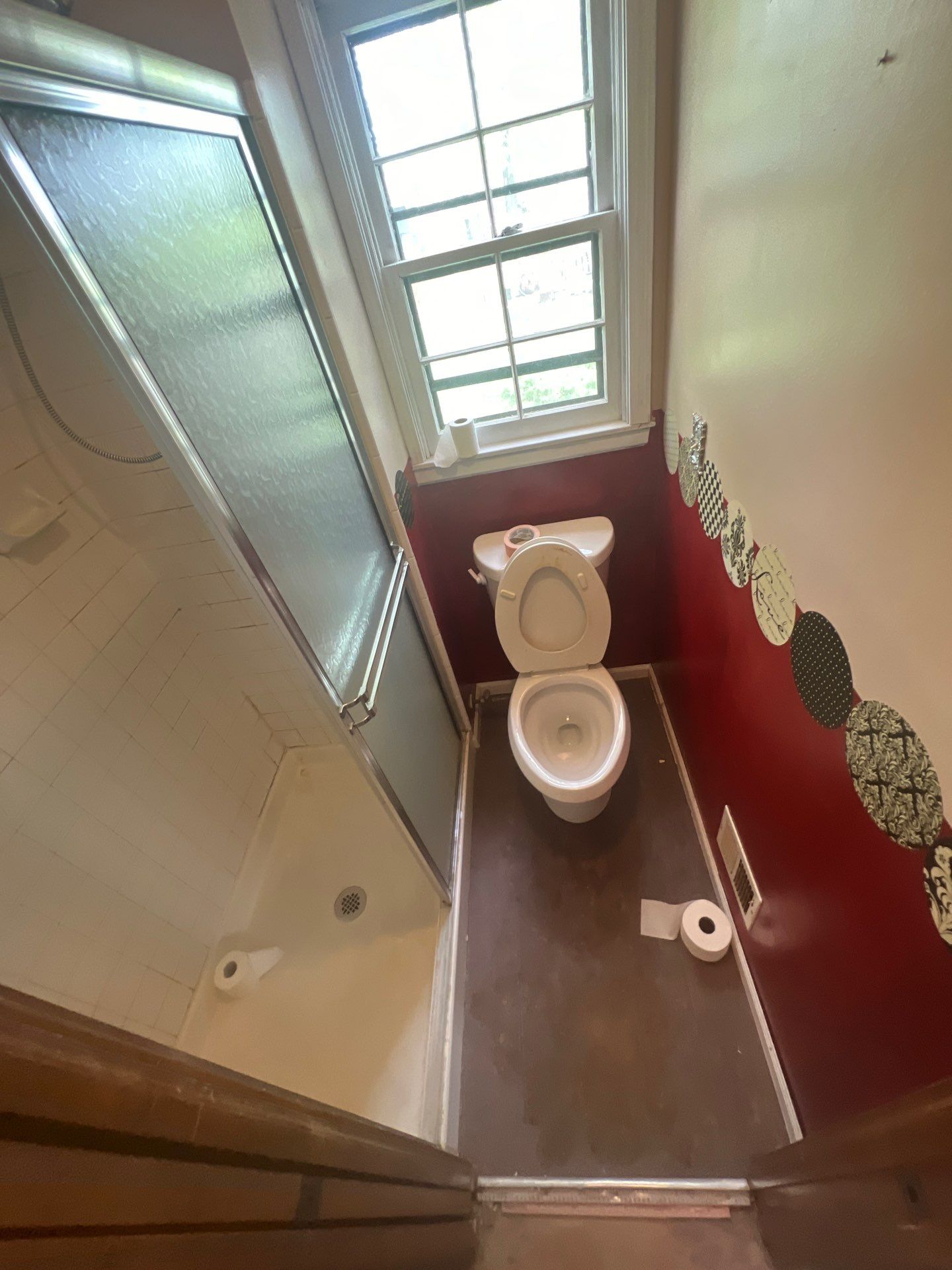 Bathroom Remodel using Tile Floor by The Shower Company