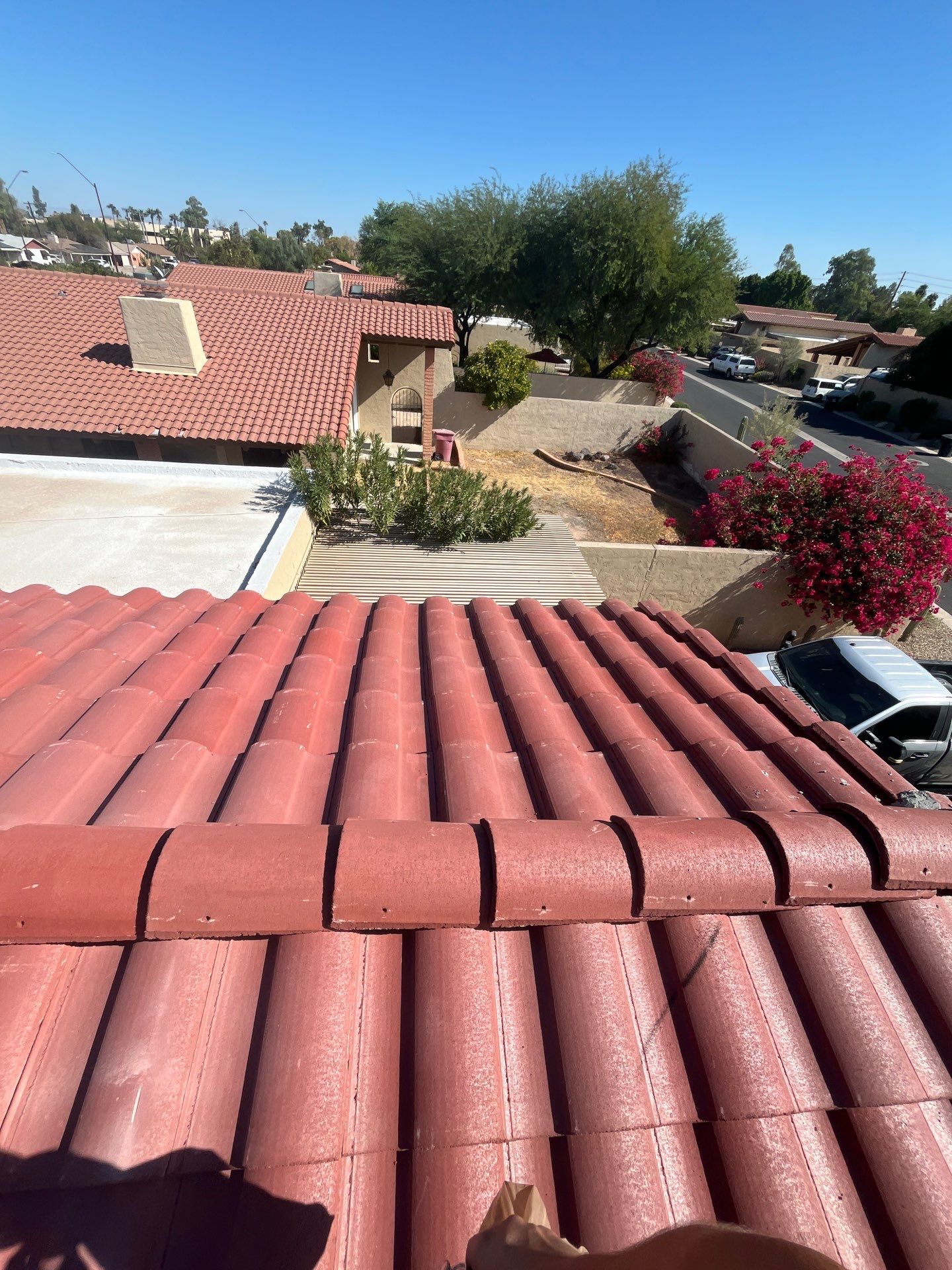 Terracotta Concrete Tile by Reimagine Roofing