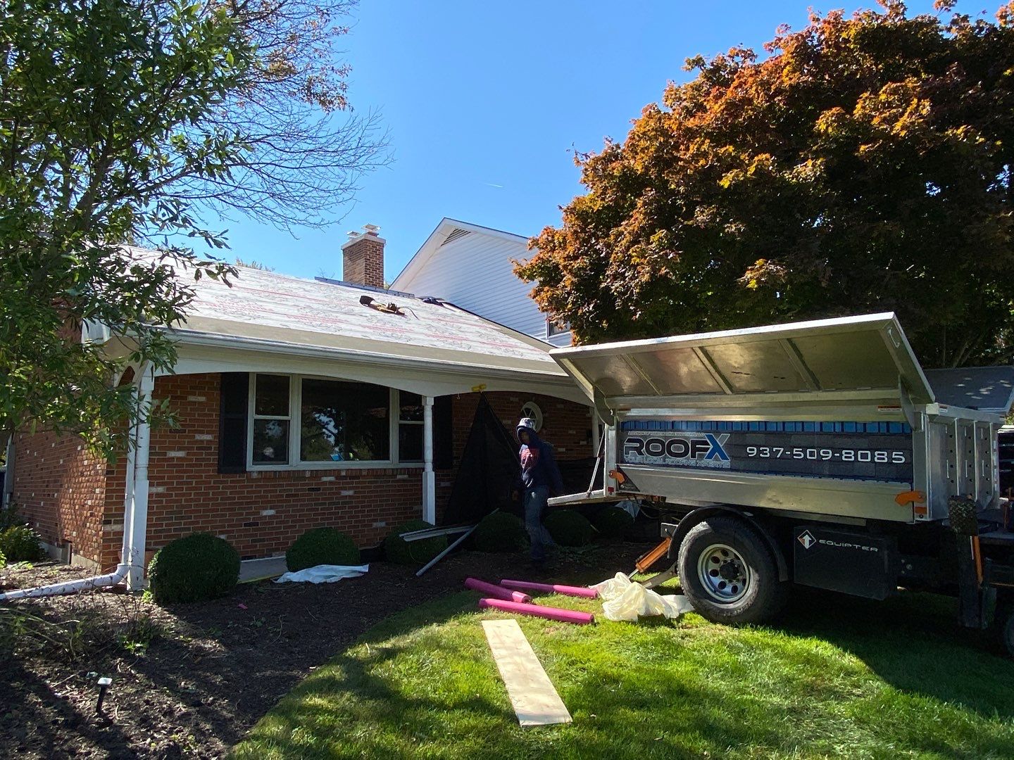 Residential Roofing Installation using Duration Series Shingles - Brownwood by RoofX 