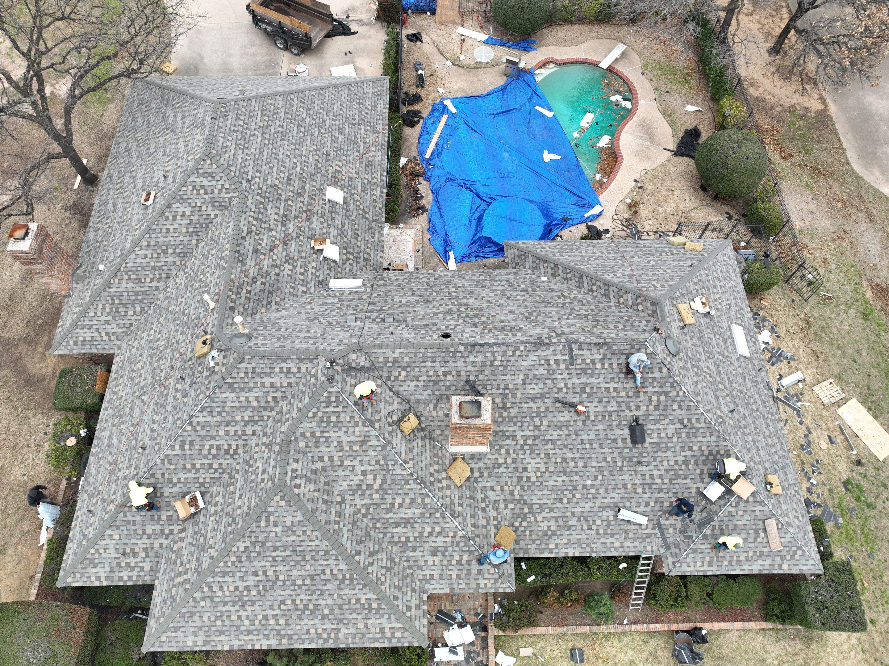 Residential Roofing Installation using Iko Nordic by Becker Roofing and Exteriors
