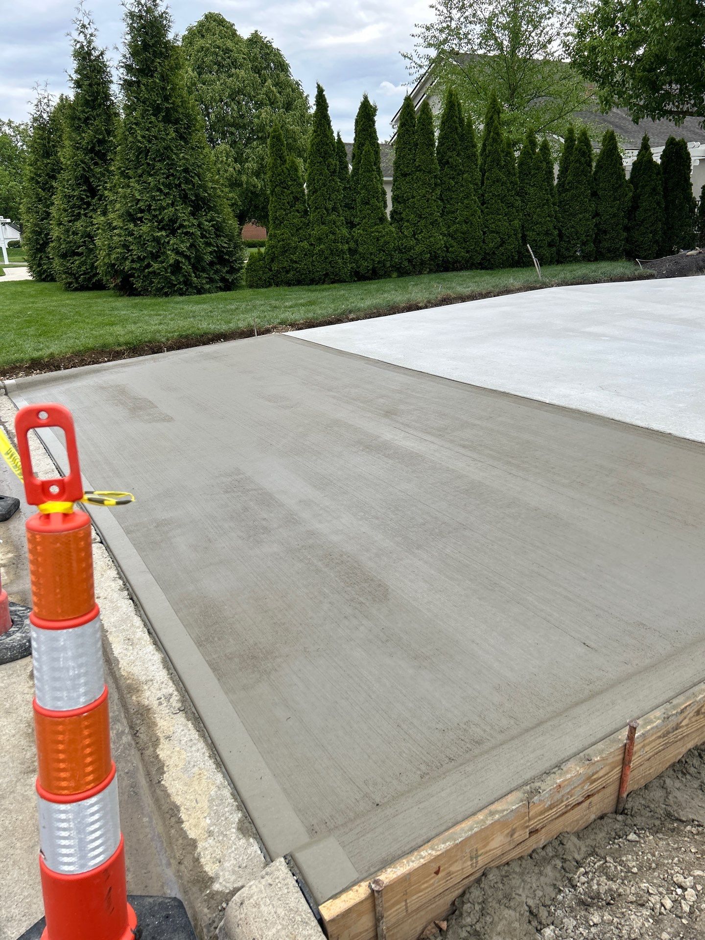 Full Concrete Driveway Replacement for Westerville Residence by Concrete One Construction