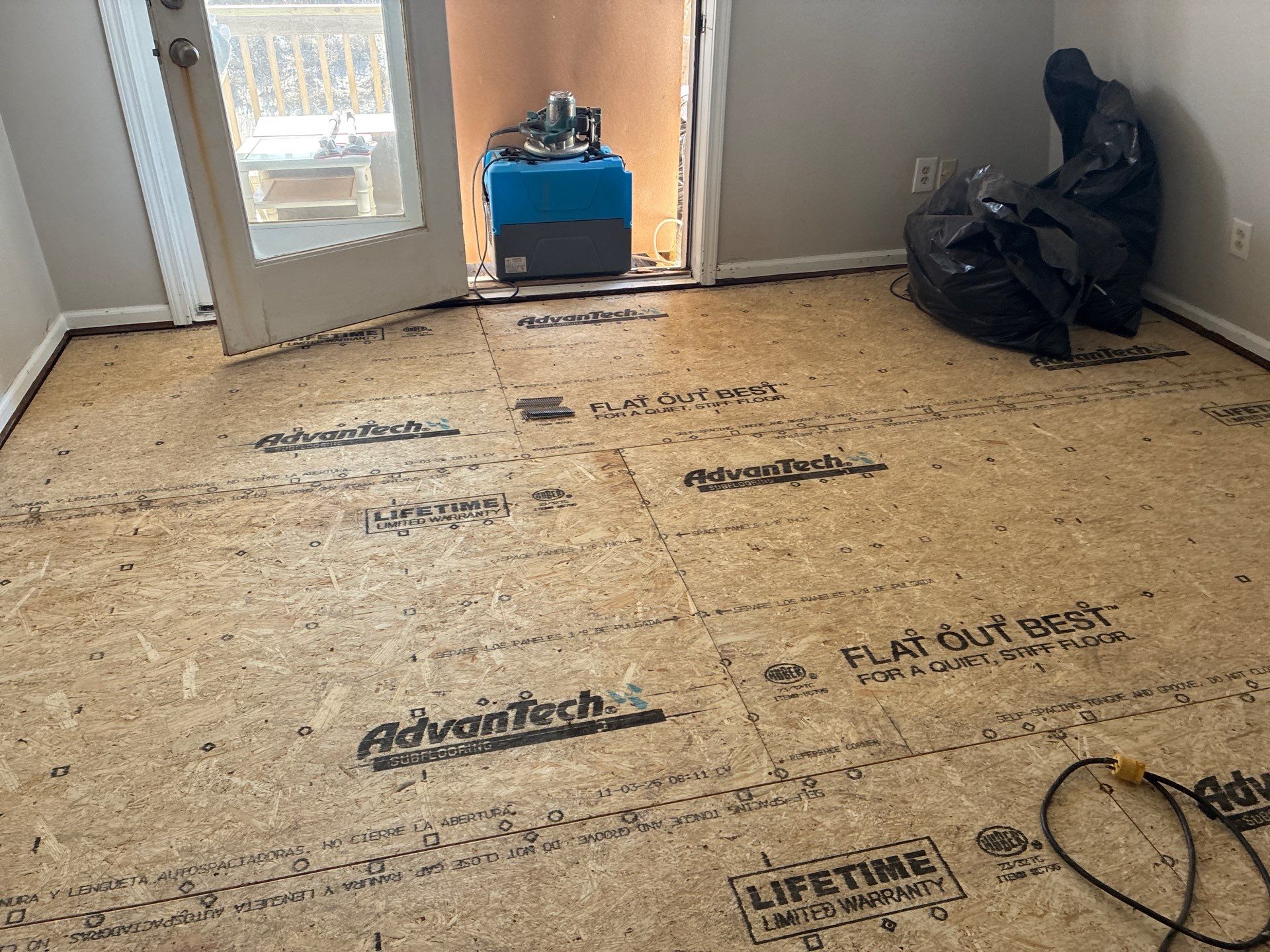 Caving Floors - LVP Structural Floor Repair in Oak Island, NC by Licensed General Contractor by RGR Construction and Roofing, LLC