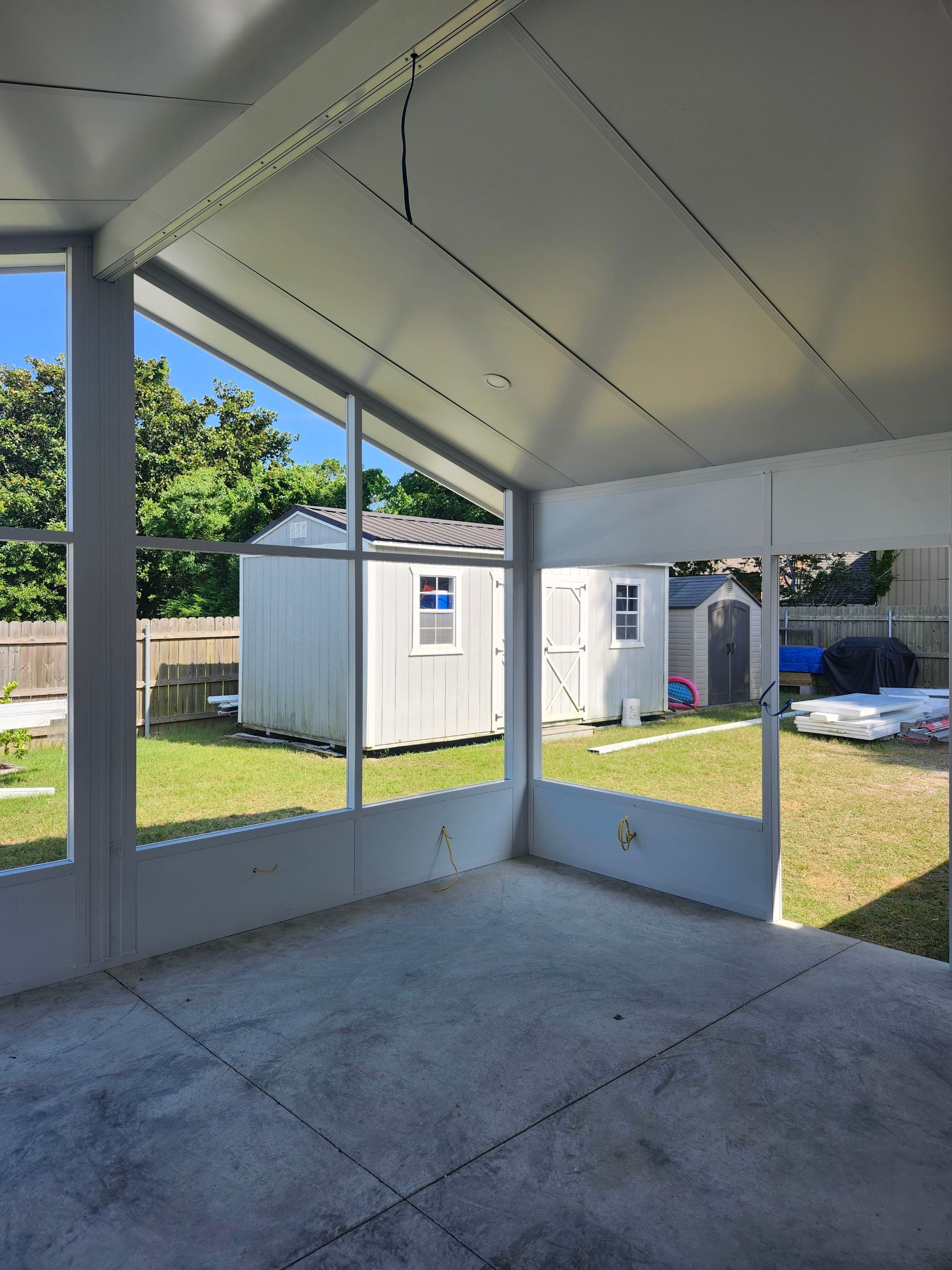 Cathedral Glass Room w/Adjoining Patio Cover by Titan Sunrooms