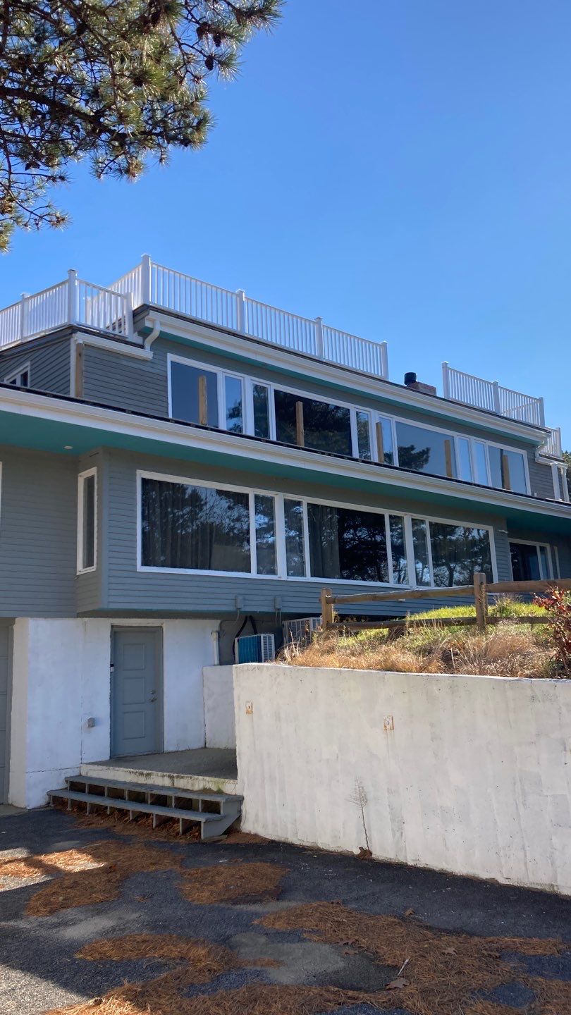 Wellfleet, Ma Gutter Installation using 6" K-Style Aluminum Gutter with Duo Pro by Gutter Pro Enterprises