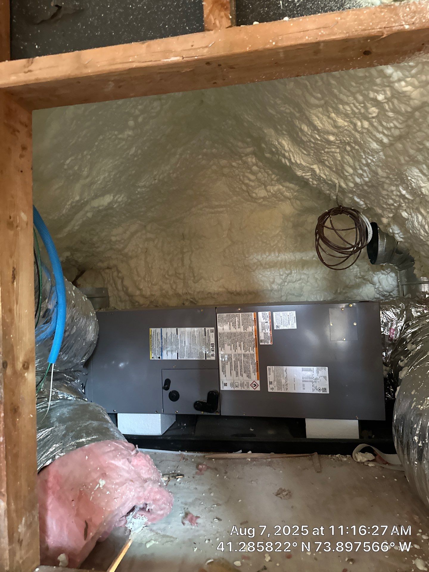 Home Remodel using Closed Cell Spray Foam by NYS Foam & Energy
