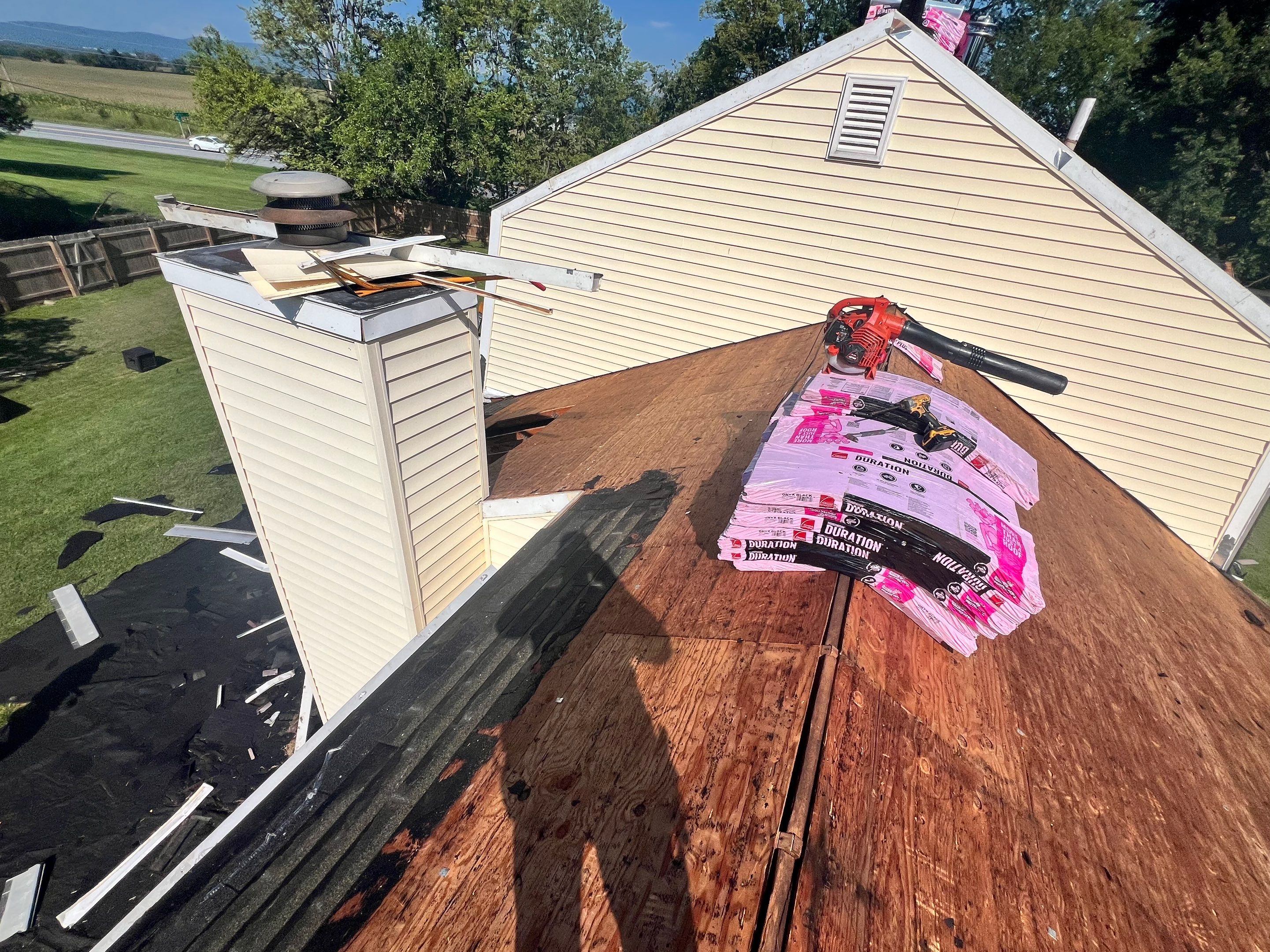 Architectural Shingle Roof Replacement and Decking Repair in Walkersville by Frederick Roof Repair