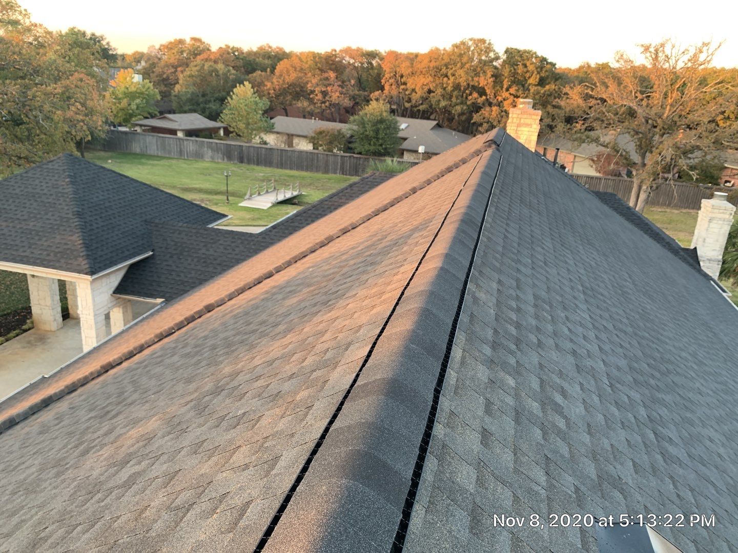 Huge Estate - Residential Roofing Installation using GAF Timberline HDZ Shingle System by First United Roofing & Construction