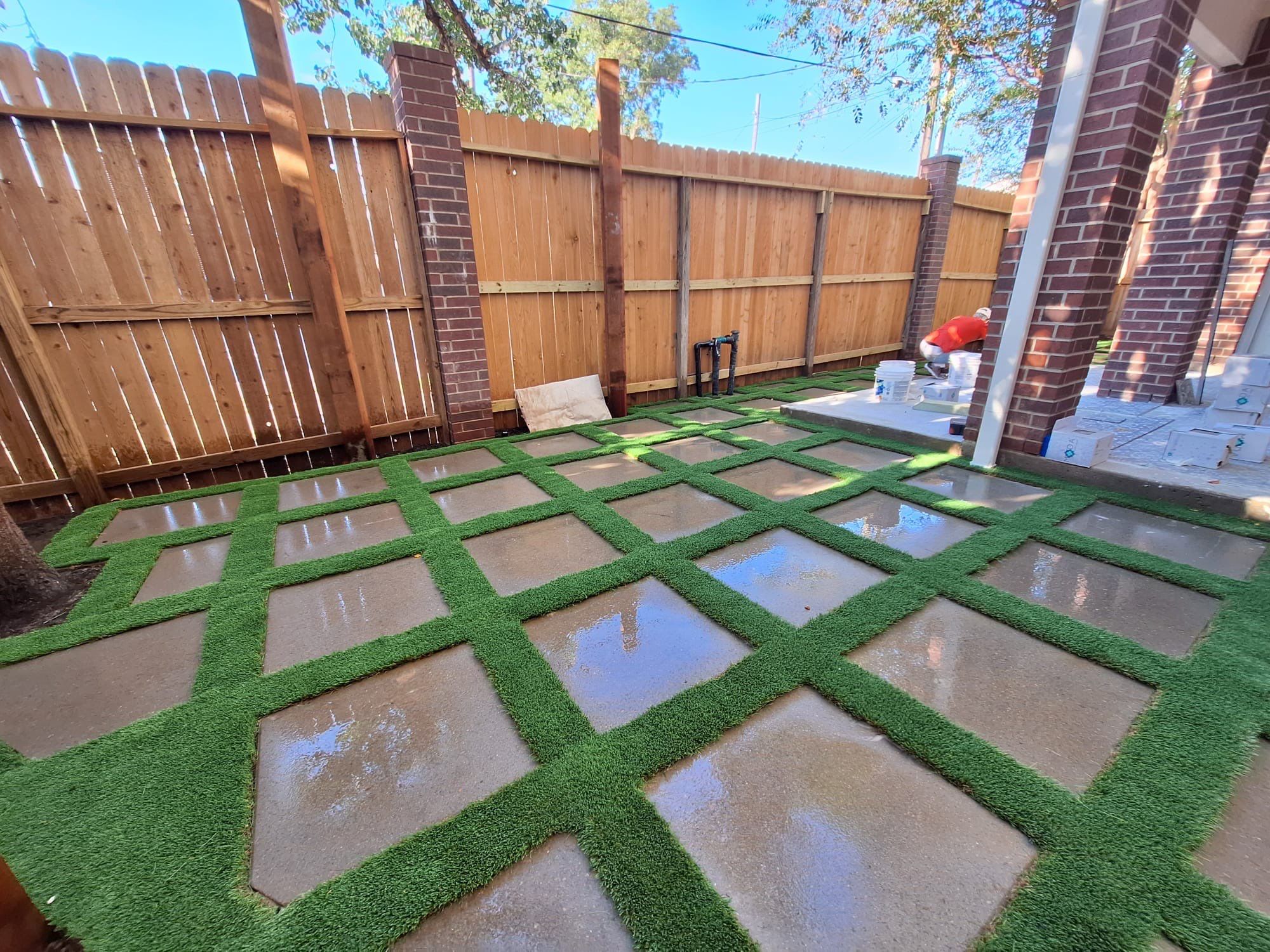 🌿✨ Project Spotlight: A Backyard Transformation for Mr. & Mrs. Parra by Texas Urban Elements