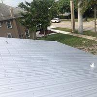 24ga 5V Crimp Mill Finish  by Total Roofing System The Metal Roof Experts