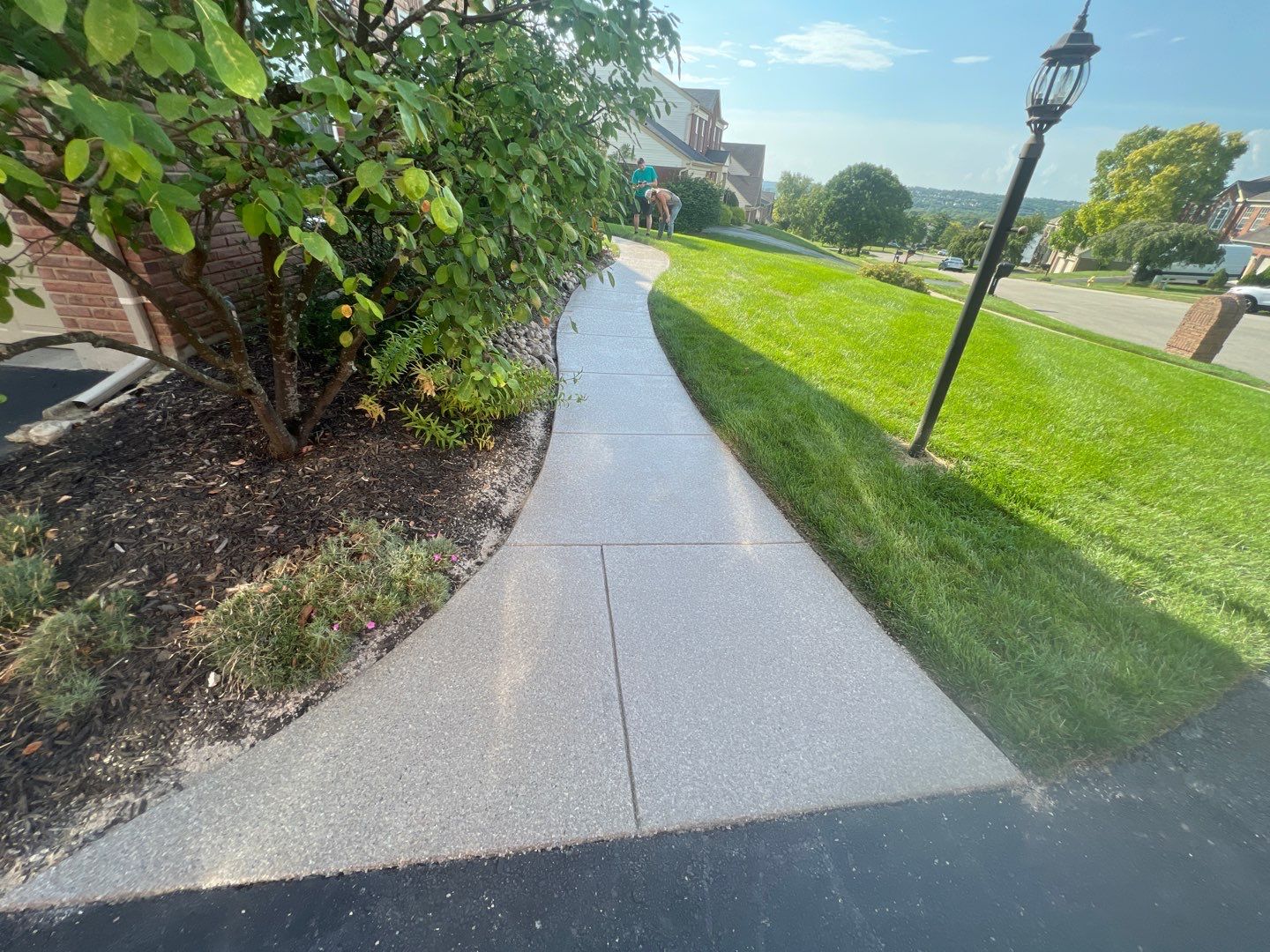 Patio Installation using Flint by Your1DayFloor.com