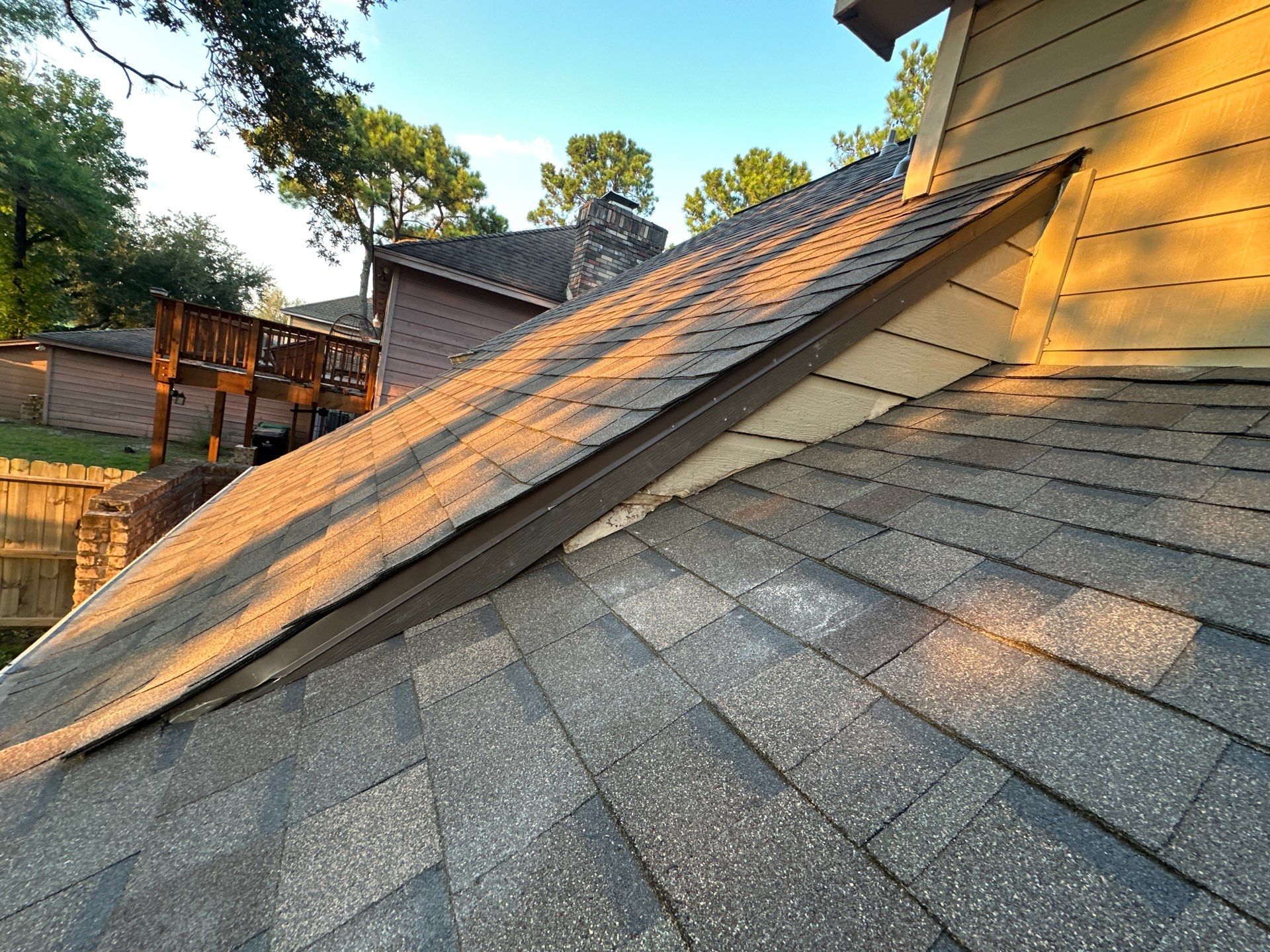 Project in Houston by Motion Roofing