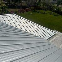 26ga 1.5" Mechanical Seam Mill Finish  by Total Roofing System The Metal Roof Experts
