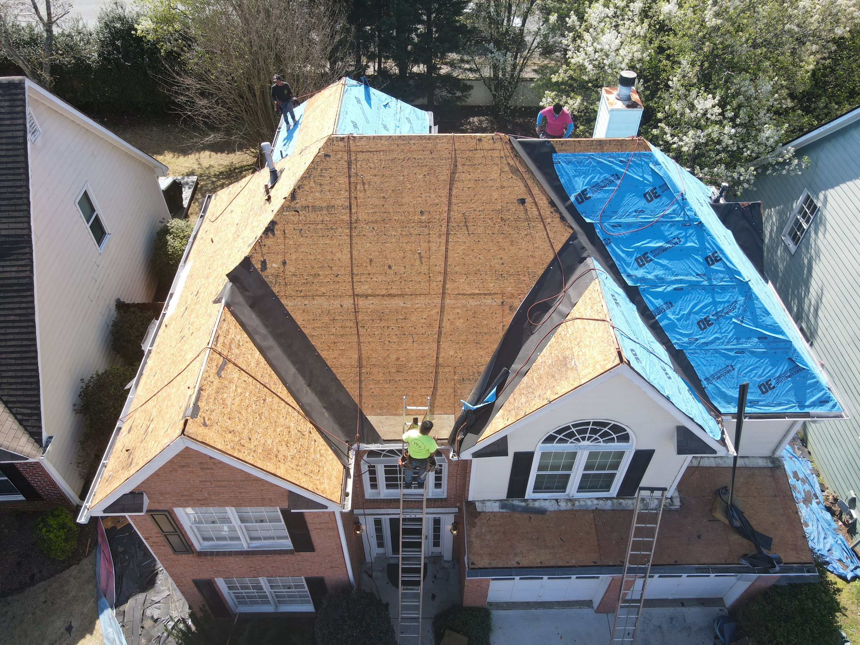 Residential Roofing Installation using Owens Corning by Inspector Roofing and Restoration