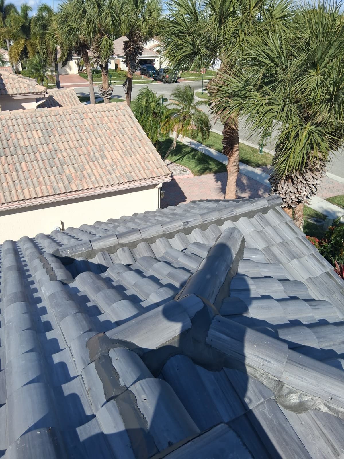 Residential Concrete Tile Roof Replacement and Fascia Repair in Boca Raton by Aastro Roofing