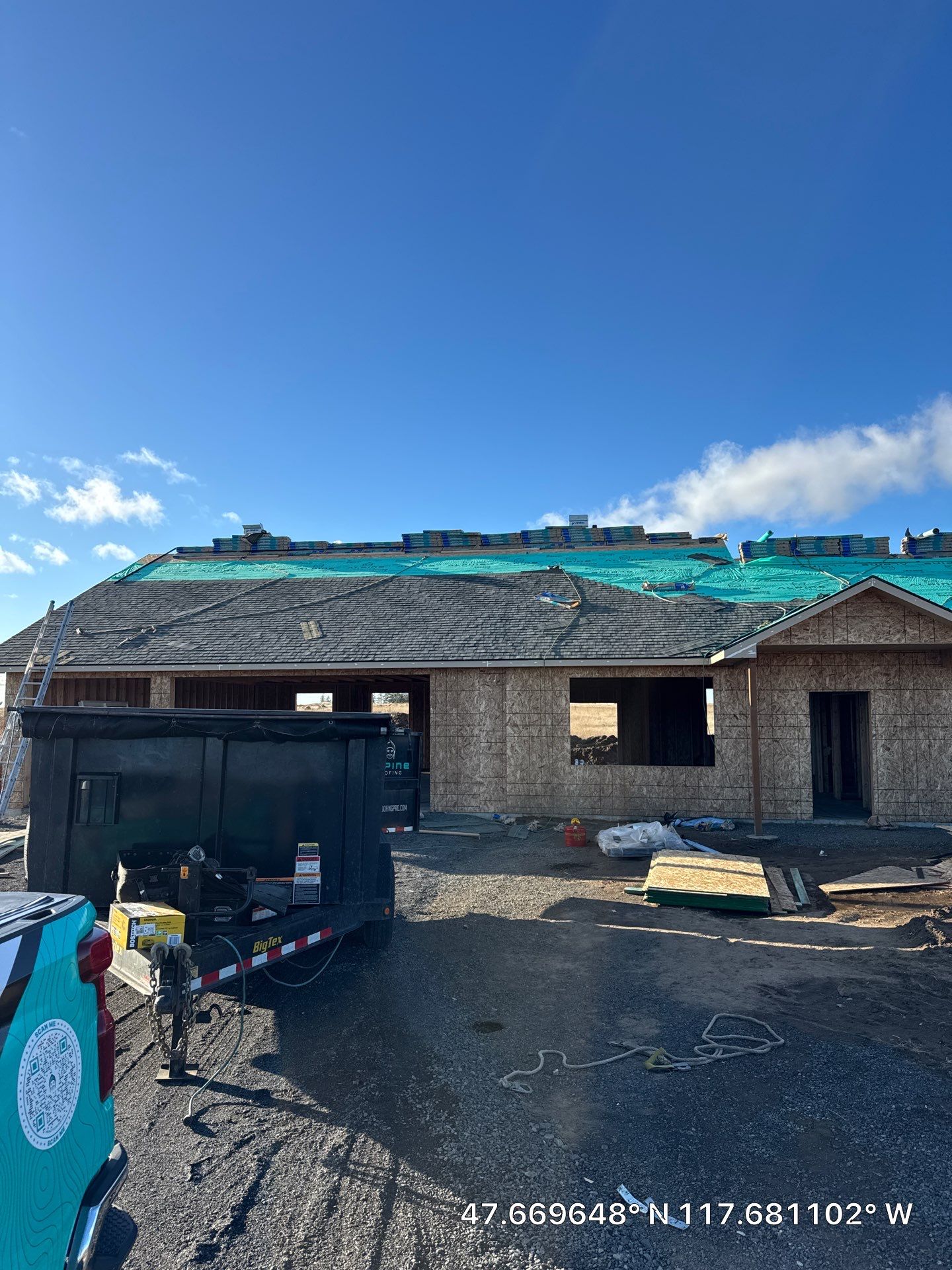 Project in Medical Lake, Washington by Alpine Roofing