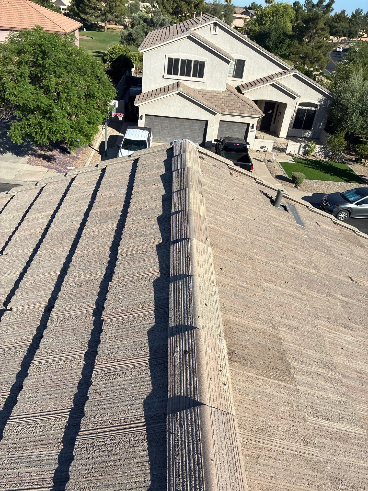 Tile Reset using Concrete Tiles in Mesa, Arizona  by Weather-Tite Roofing
