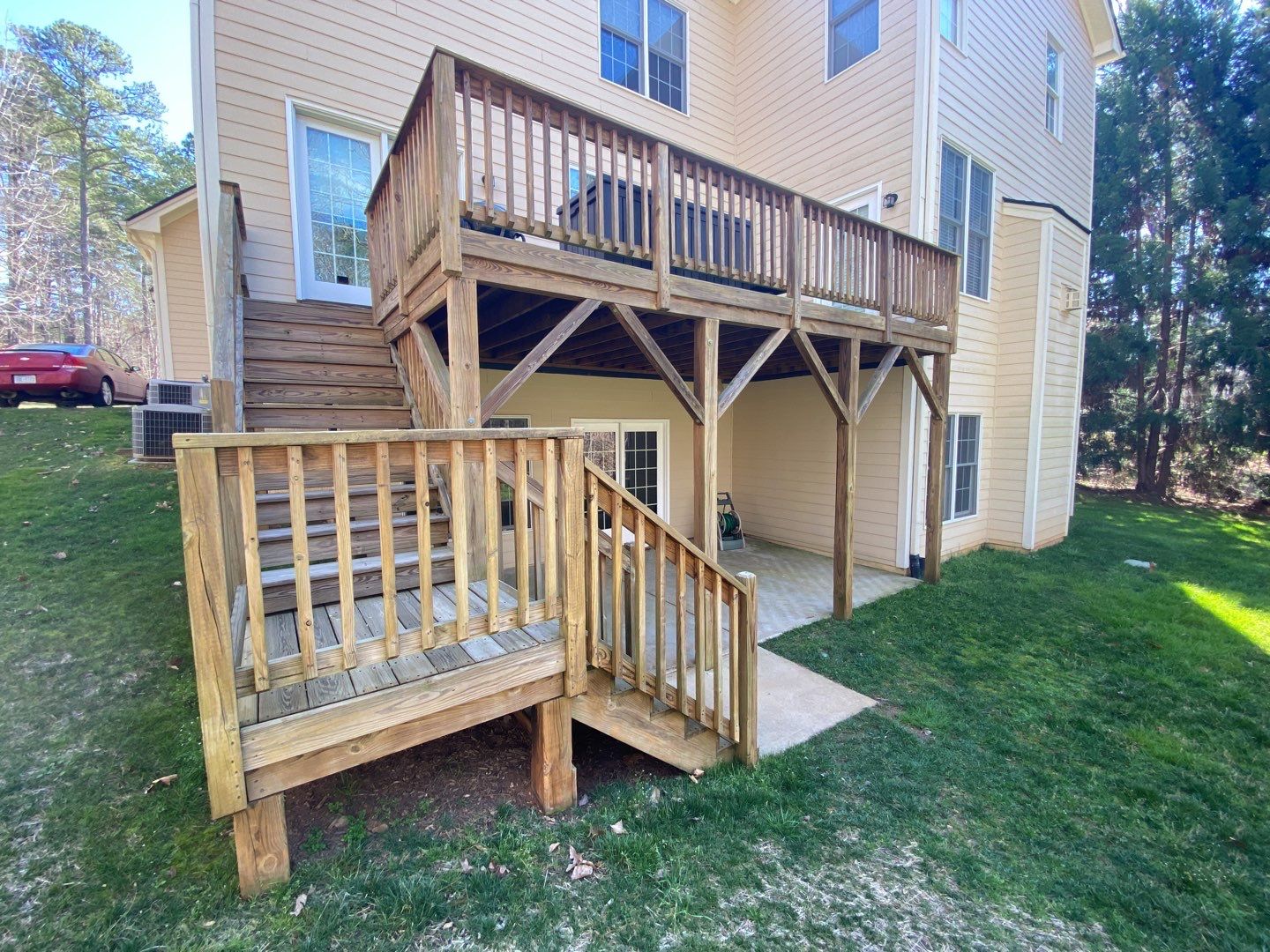 Weathered Deck using Wood Sealant by DuraSeal
