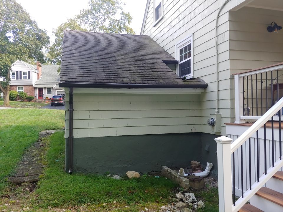 Gutter Installation using Half Round Aluminum Gutter in Medford, MA by Gutter Pro Enterprises