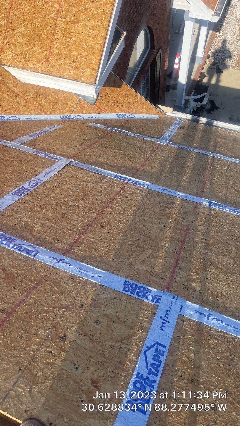 Residential Roofing Installation using Roof Replacement by American Roofing & Construction LLC