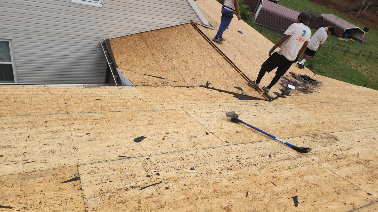Residential Roofing Installation using Metal by Rainstoppers Roofing
