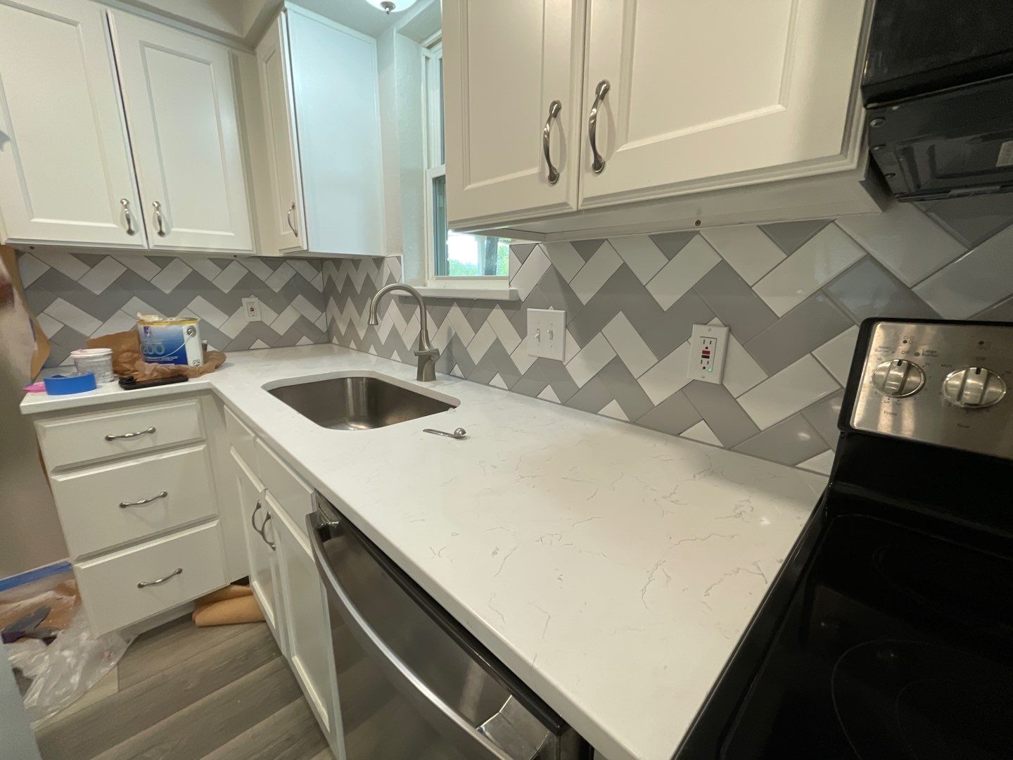 Interior flooring project by Springtree Restoration 