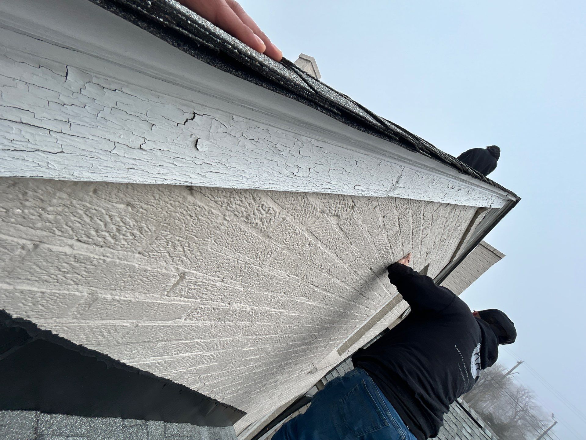 Exterior Damage using Inspection by Karcher Roofing & Construction