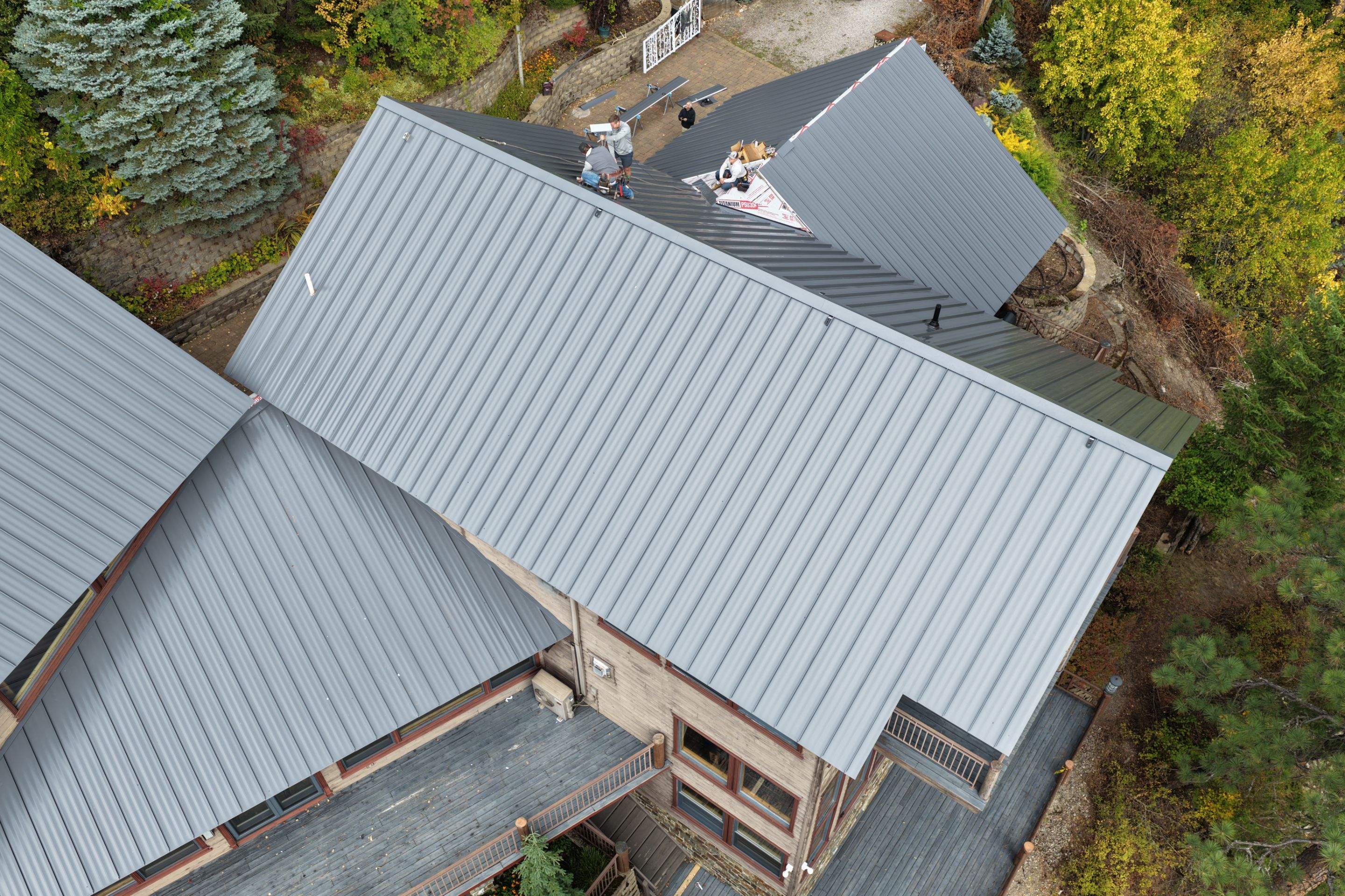 16" Mechanical - Dark Gray  by Montana Roofing Solutions