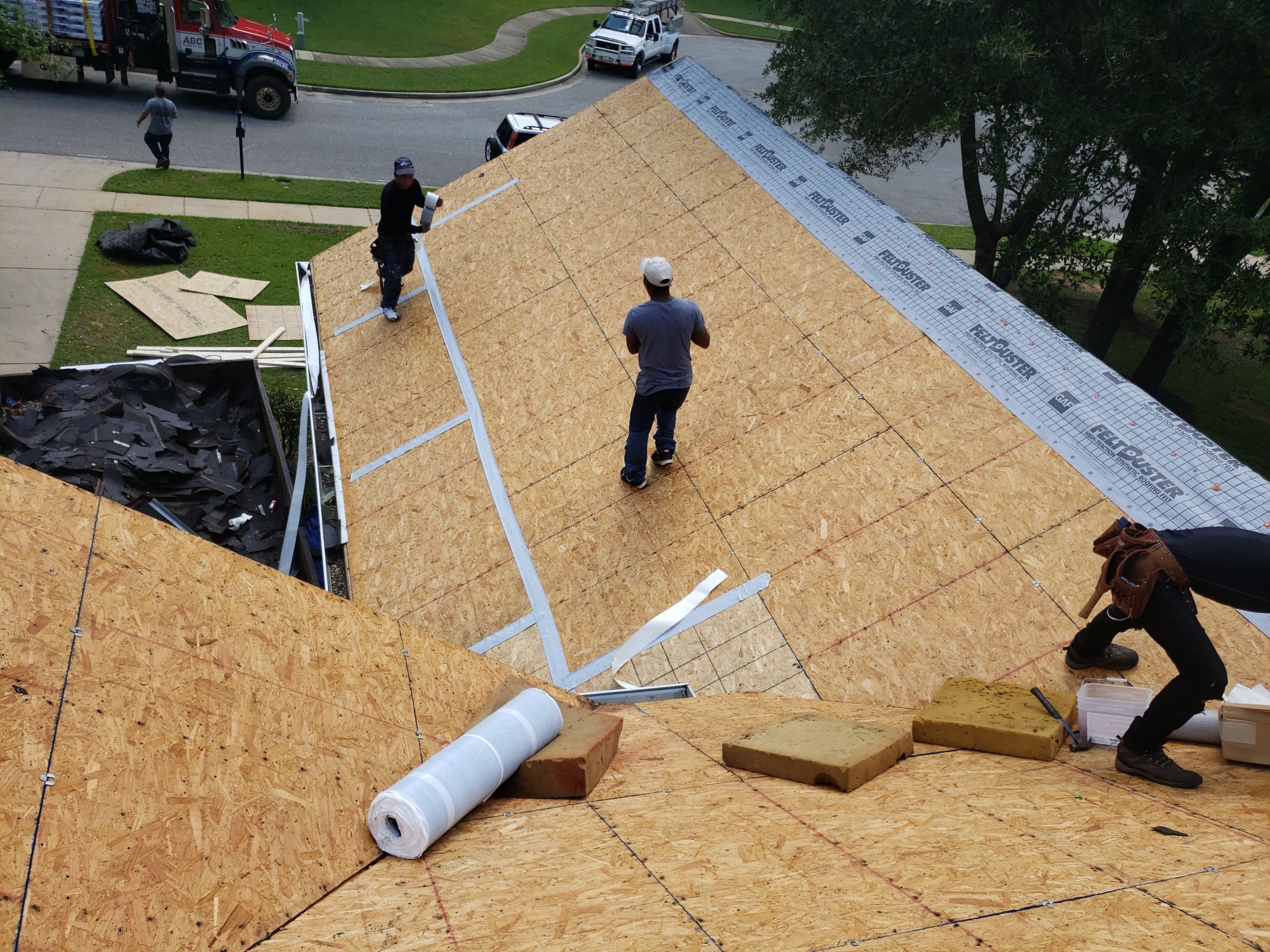 Residential Roofing Installation using Roof Replacement by American Roofing & Construction LLC