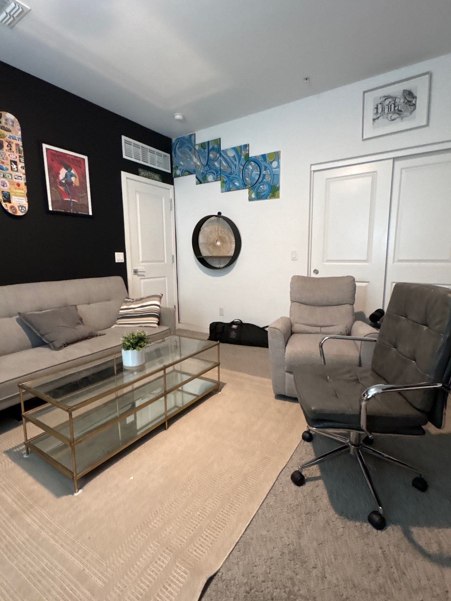 Home Office Setup and Media Wall Installation in Buckeye by CompanyCam Sales Demo