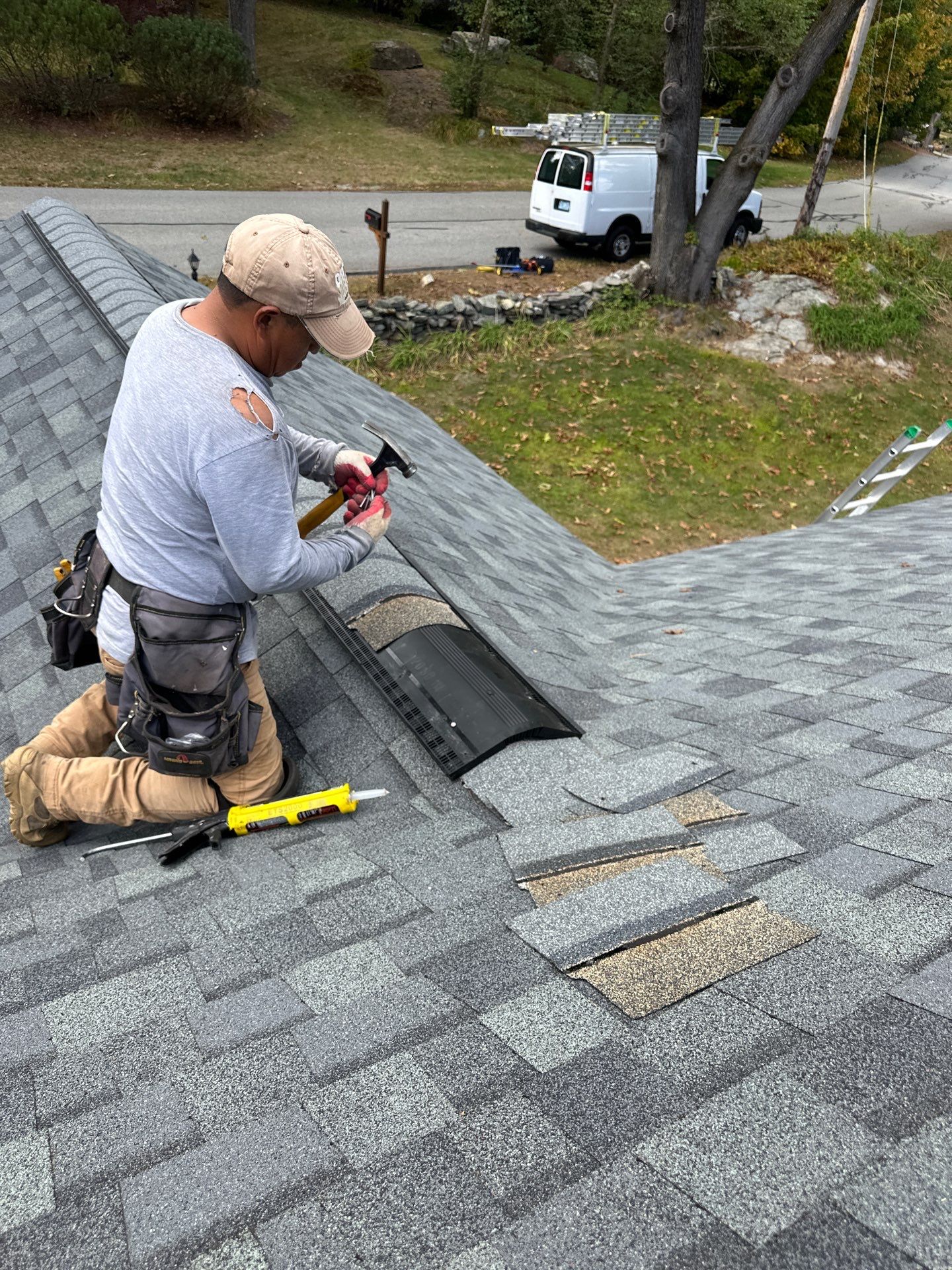 Roof Replacement + New Gutters & Guards — Chelmsford, MA by Mighty Dog Roofing of Greater Middlesex County