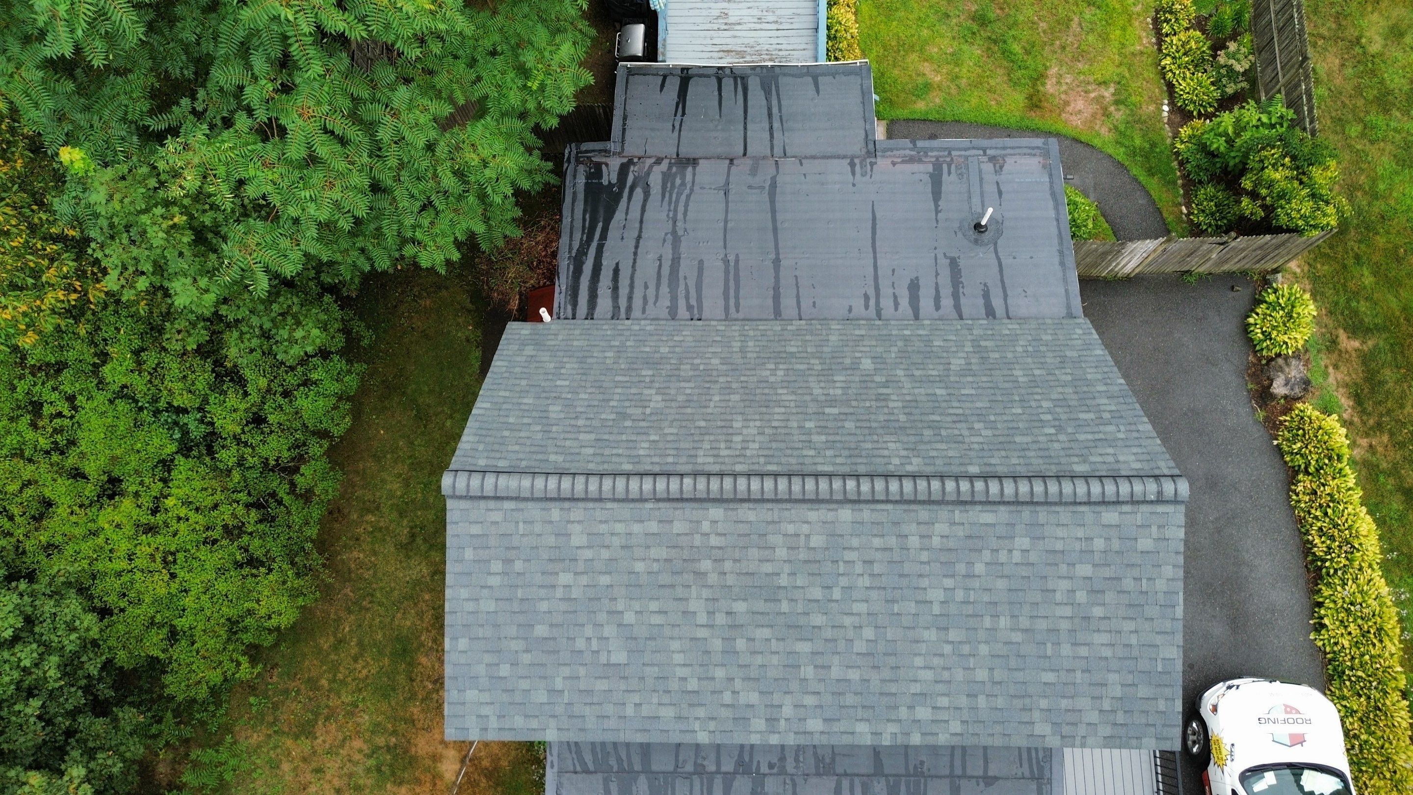 Roof Replacement & EPDM Flat Roof Installation, Billerica, MA by Mighty Dog Roofing of Greater Middlesex County