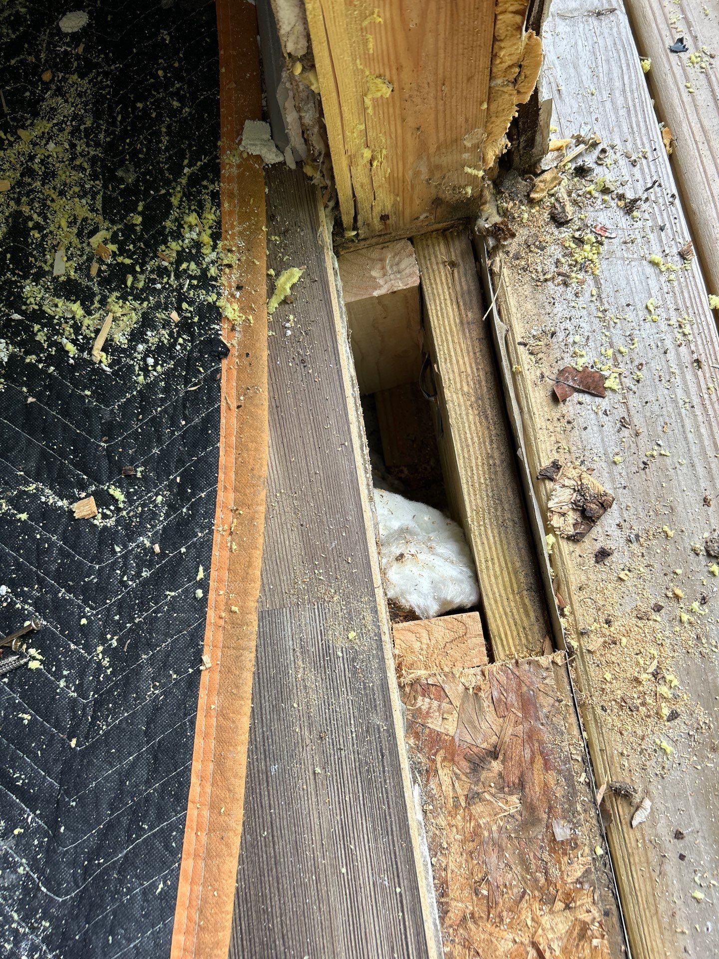 Entry Door and Patio Door Replacement With Structural Rot Repair by Merrifield Exteriors, LLC