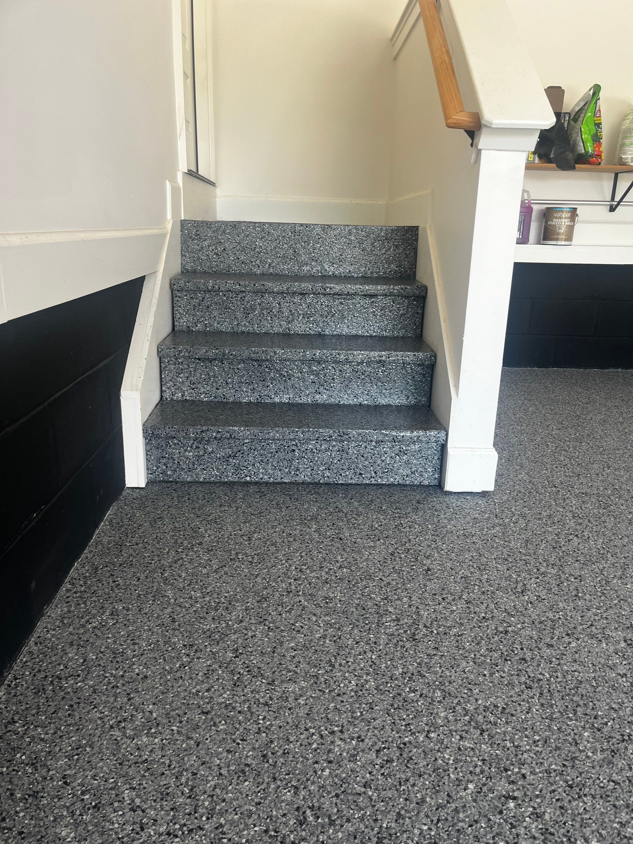 Garage Floor Coating using Nightfall by My Garage Floor Guys