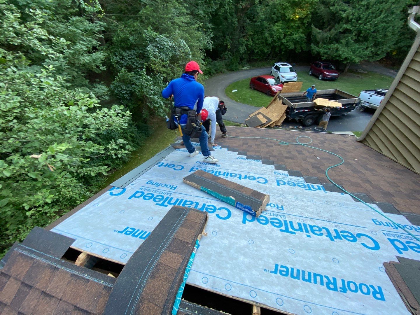 Roof Replacement using CertainTeed Landmark by 180 Contractors