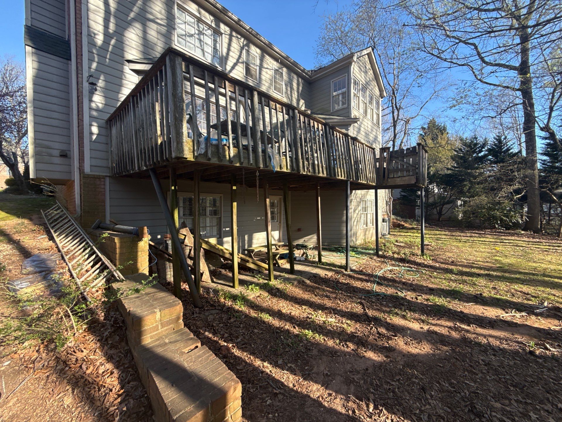 Wood Deck Build in Acworth, GA by Nelson Exteriors 