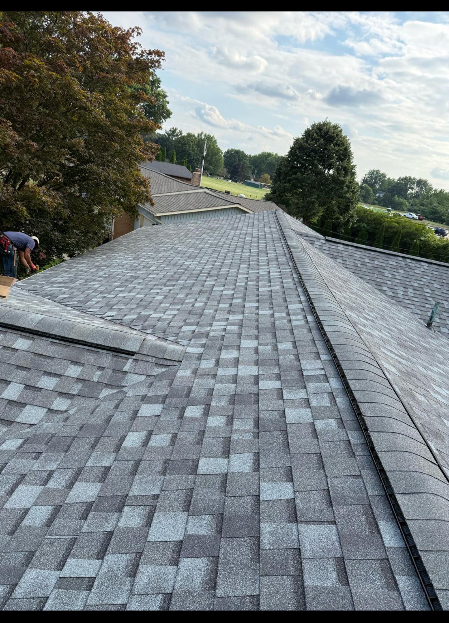 Atlas Pinnacle, Color, Coastal Granite, Drip Edge, Color, Black by Eagle Eye Roofing