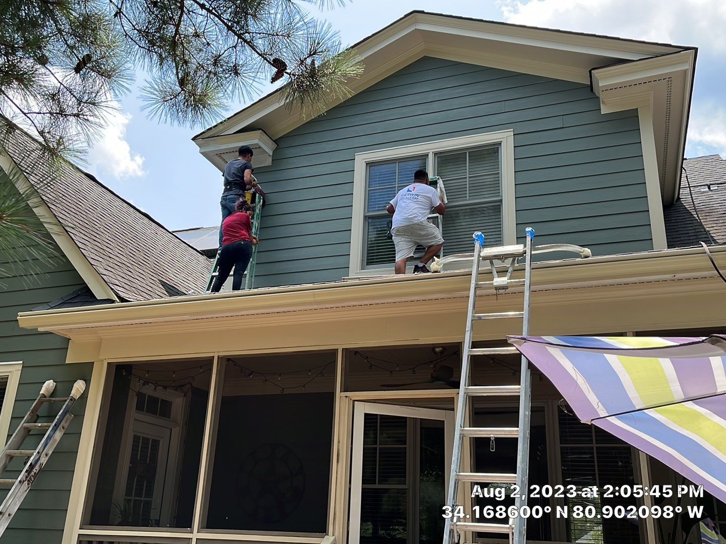 Exterior Trim Paint Project by Geaux 2 Guy, LLC