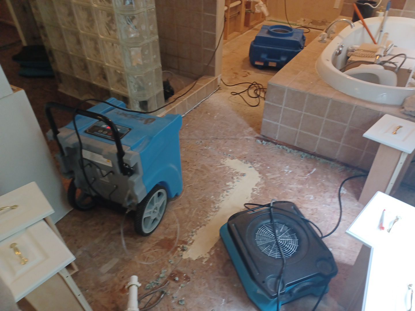 Project in Village of Clarkston by EzDry Water Mitigation & Property Restoration