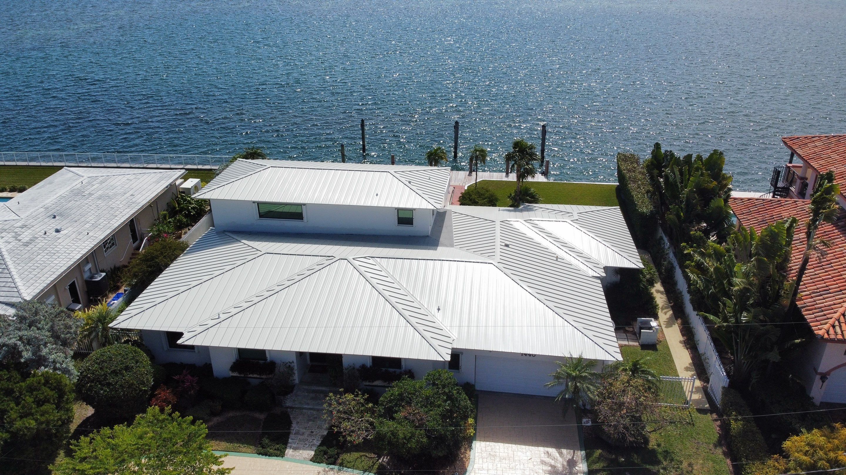 New Metal Standing Seam Install by Earl W. Johnston Roofing 