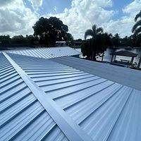 24ga 1.5" Mechanical Seam Mill Finish by Total Roofing System The Metal Roof Experts