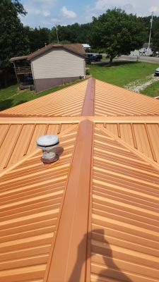 Residential Roofing Installation using Metal