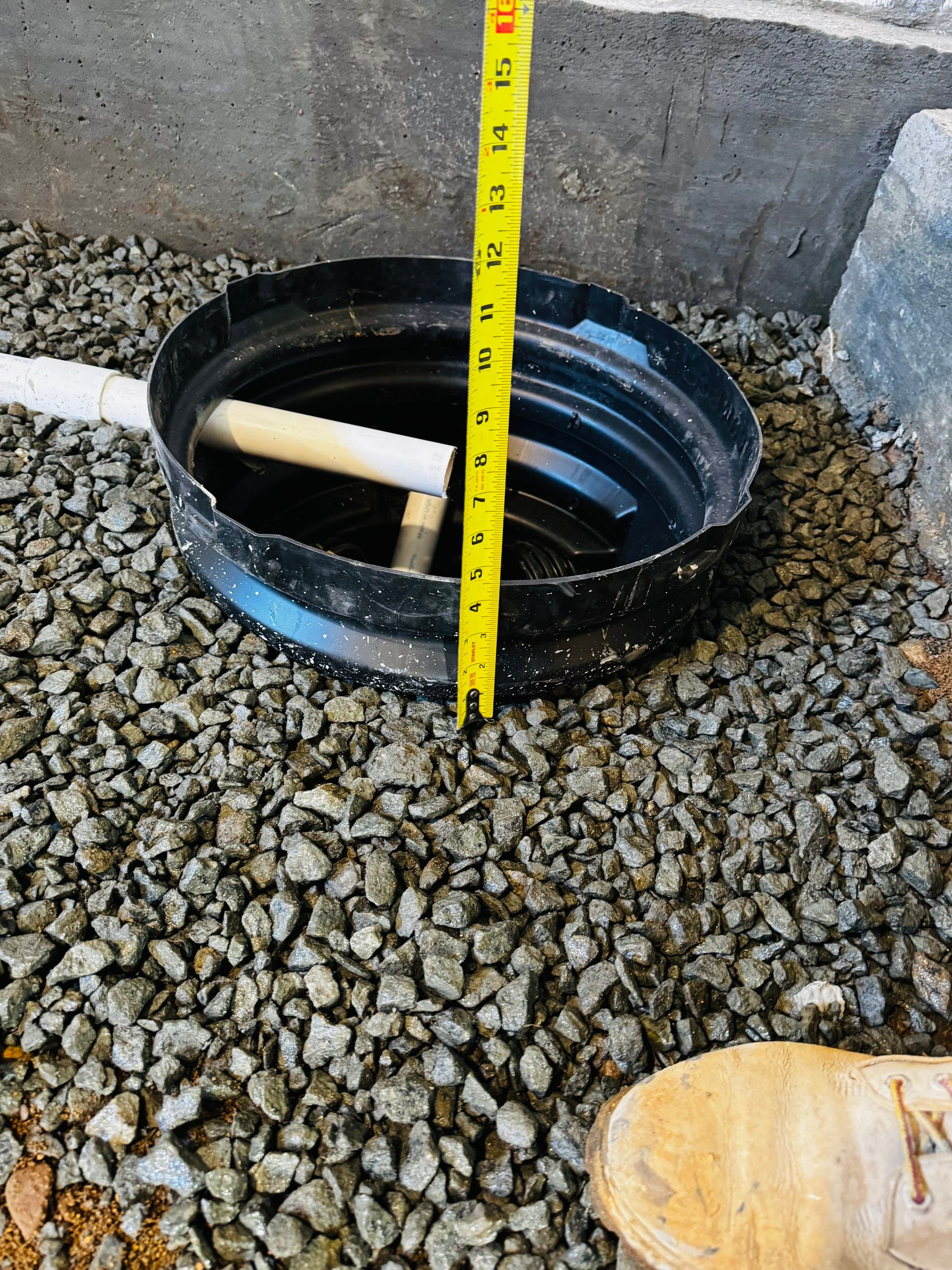 Concrete Floor Replacement and Interior French Drain Project in Morris Plains, New Jersey by Pure Service Pro, LLC 
