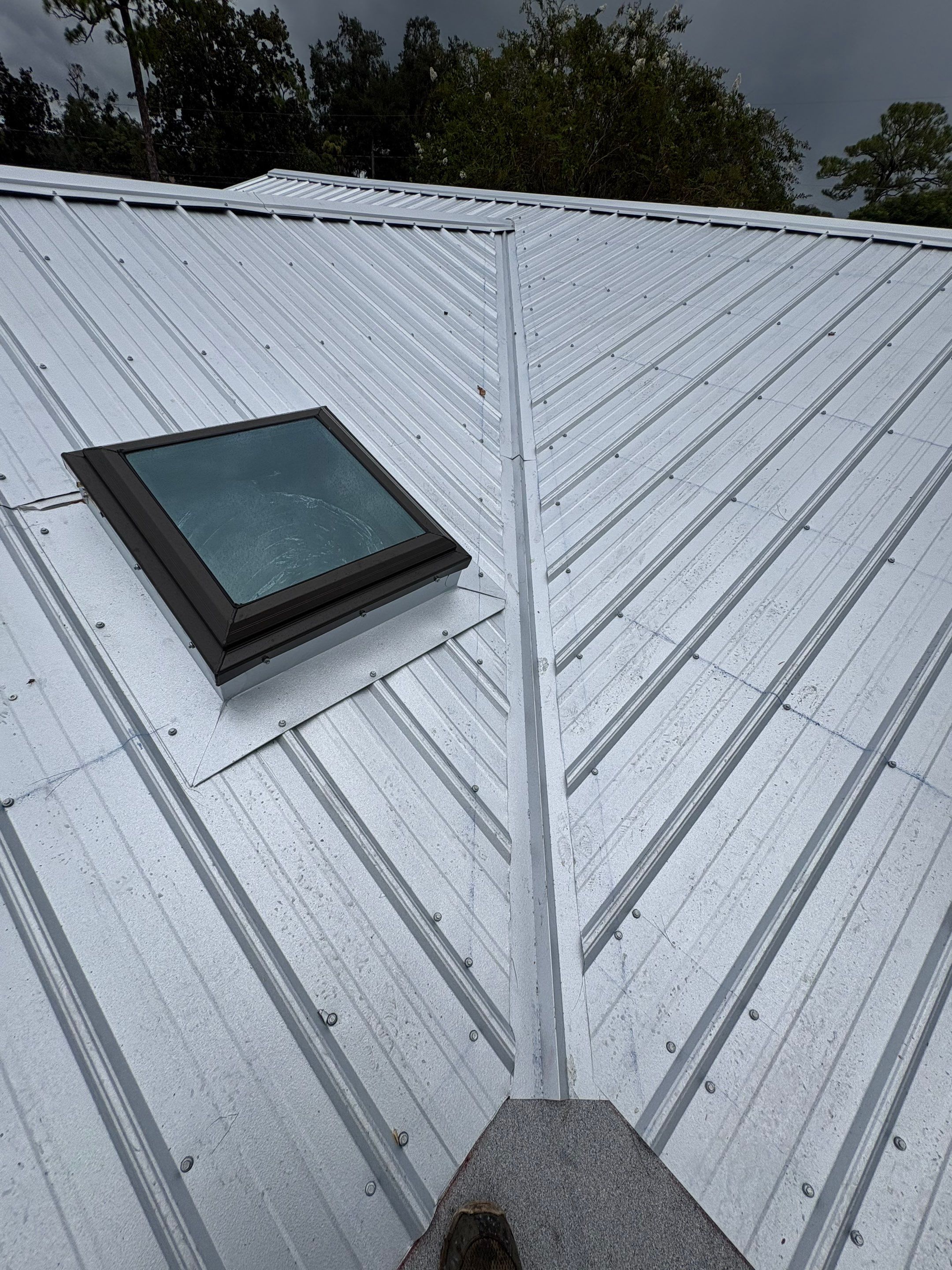 Residential Metal Roofing Installation with Ultra Rib Panels in New Smyrna Beach by Pinnacle Roofing Group