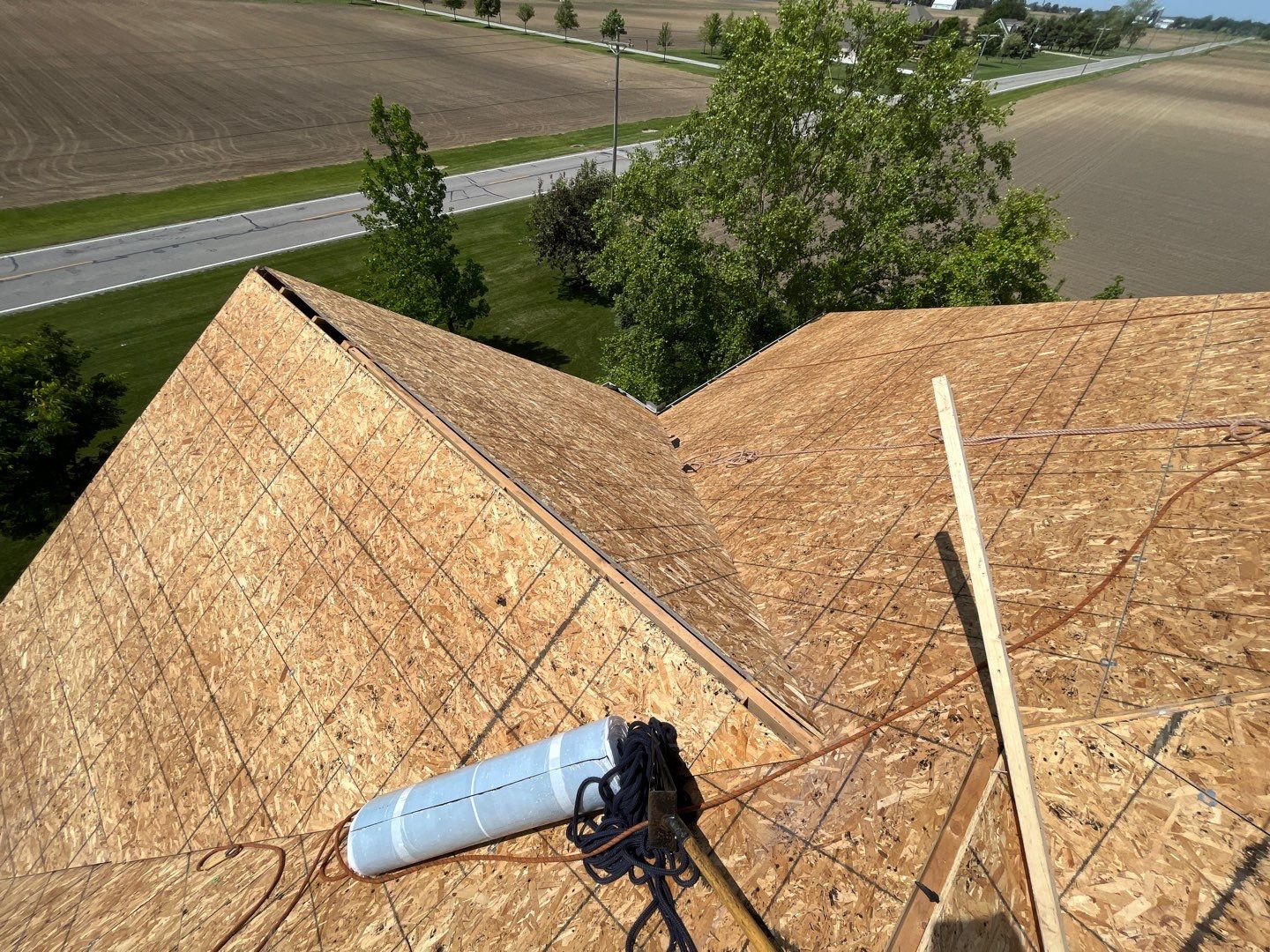 Residential Roofing Installation using GAF Timberline HDZ Charcoal by Nitro Roofing and Construction